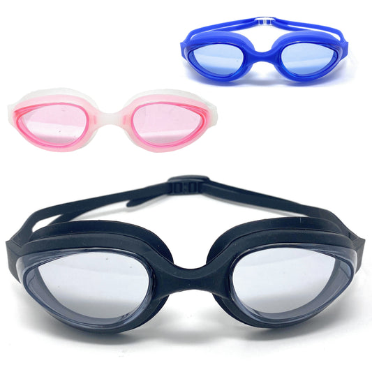 OCCHIALINI NUOTO SILICONE SKIN -  CONFEZIONE DA 12PZ
