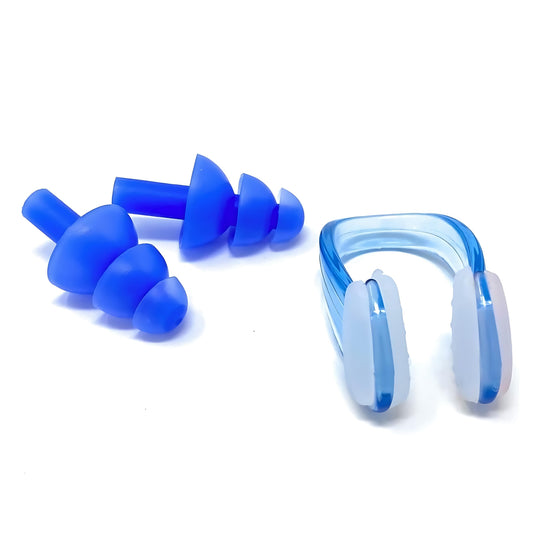 KIT STRINGINASO + TAPPI ORECCHIE NUOTO SILICONE - CONFEZIONE DA 100PZ