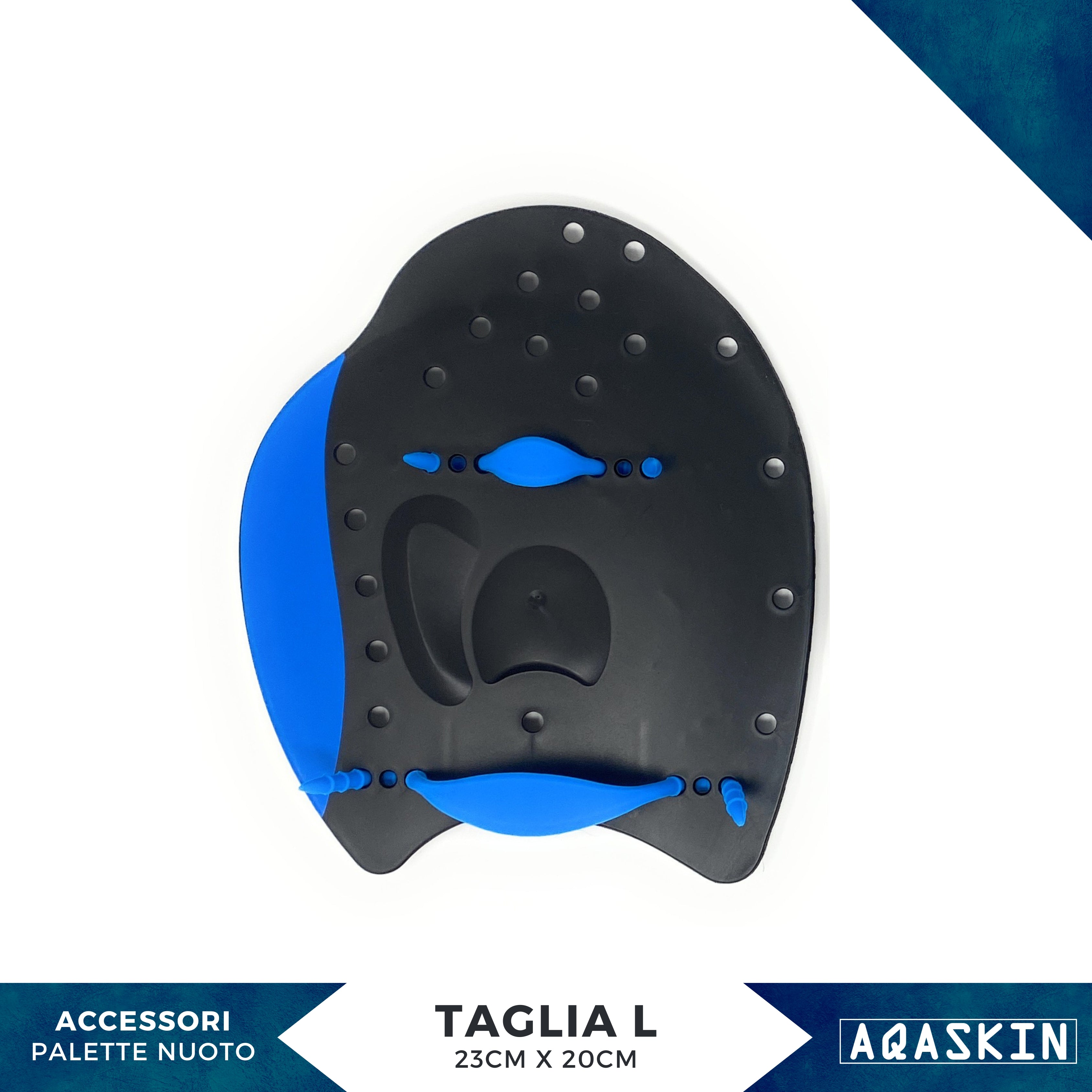 PALETTE NUOTO SILICONE RIGIDO - CONFEZIONE DA 5 PAIA