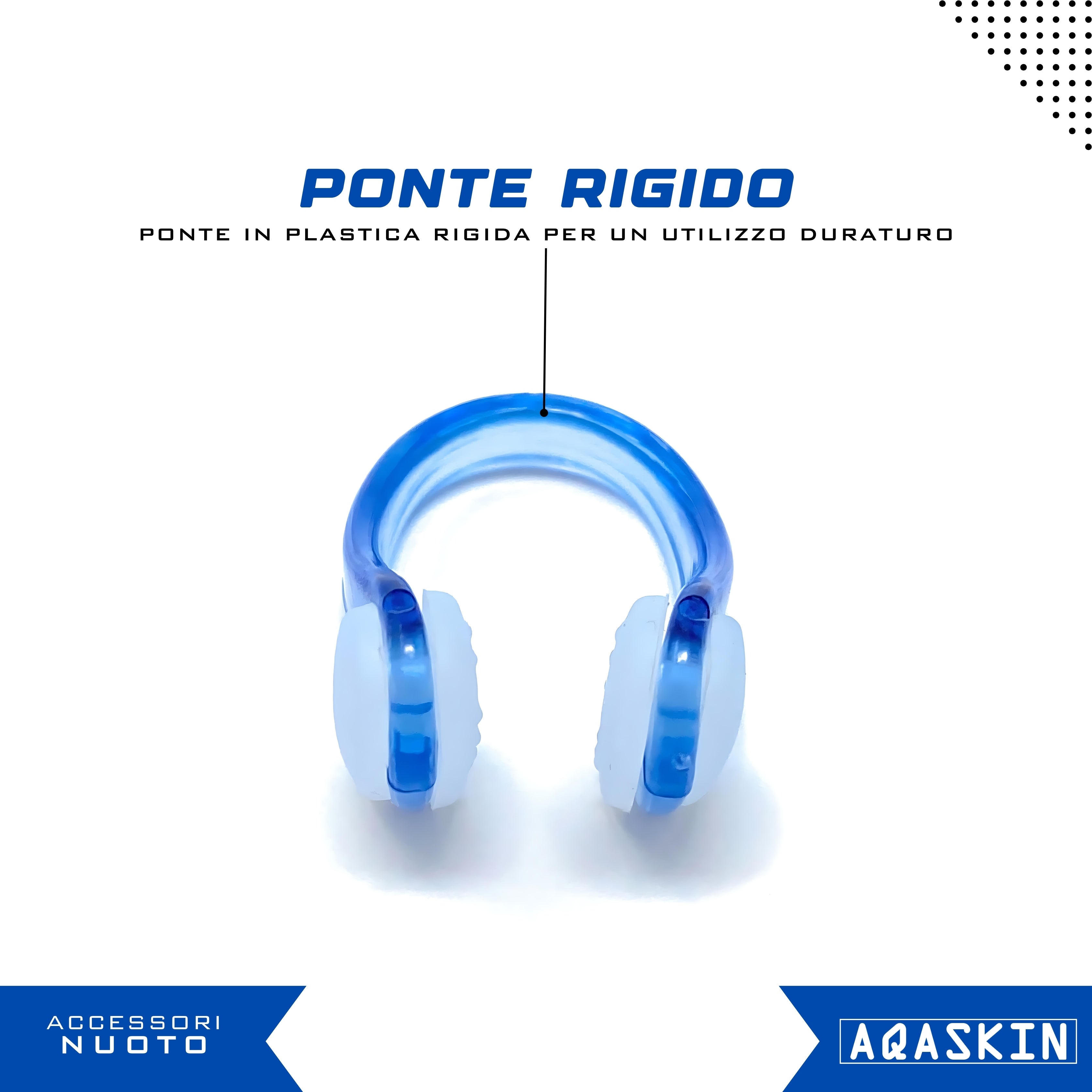 STRINGINASO NUOTO  SILICONE RIGIDO -  CONFEZIONE DA 25PZ