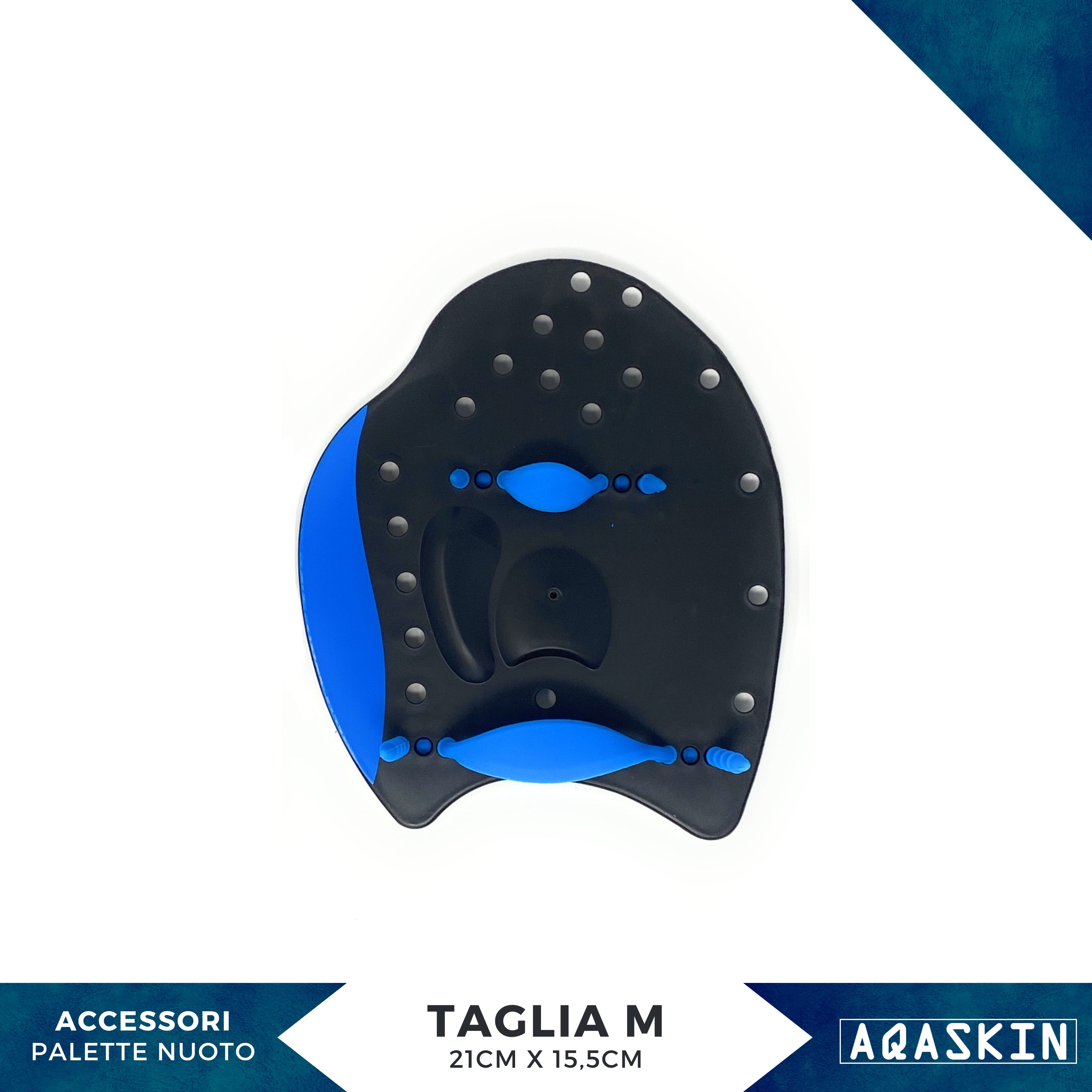 PALETTE NUOTO SILICONE RIGIDO - CONFEZIONE DA 5 PAIA