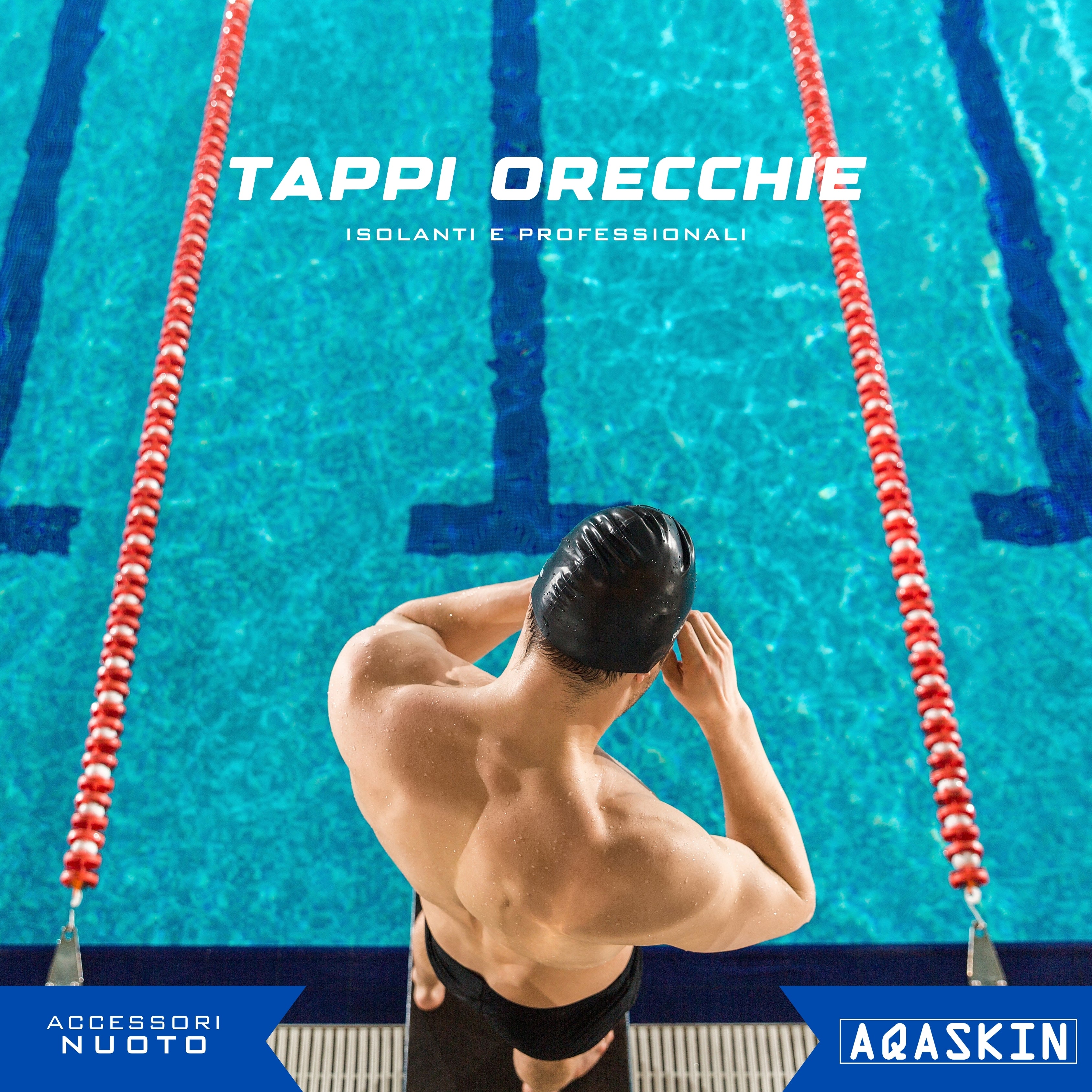 TAPPI NUOTO SILICONE MORBIDO - CONFEZIONE DA 25PZ