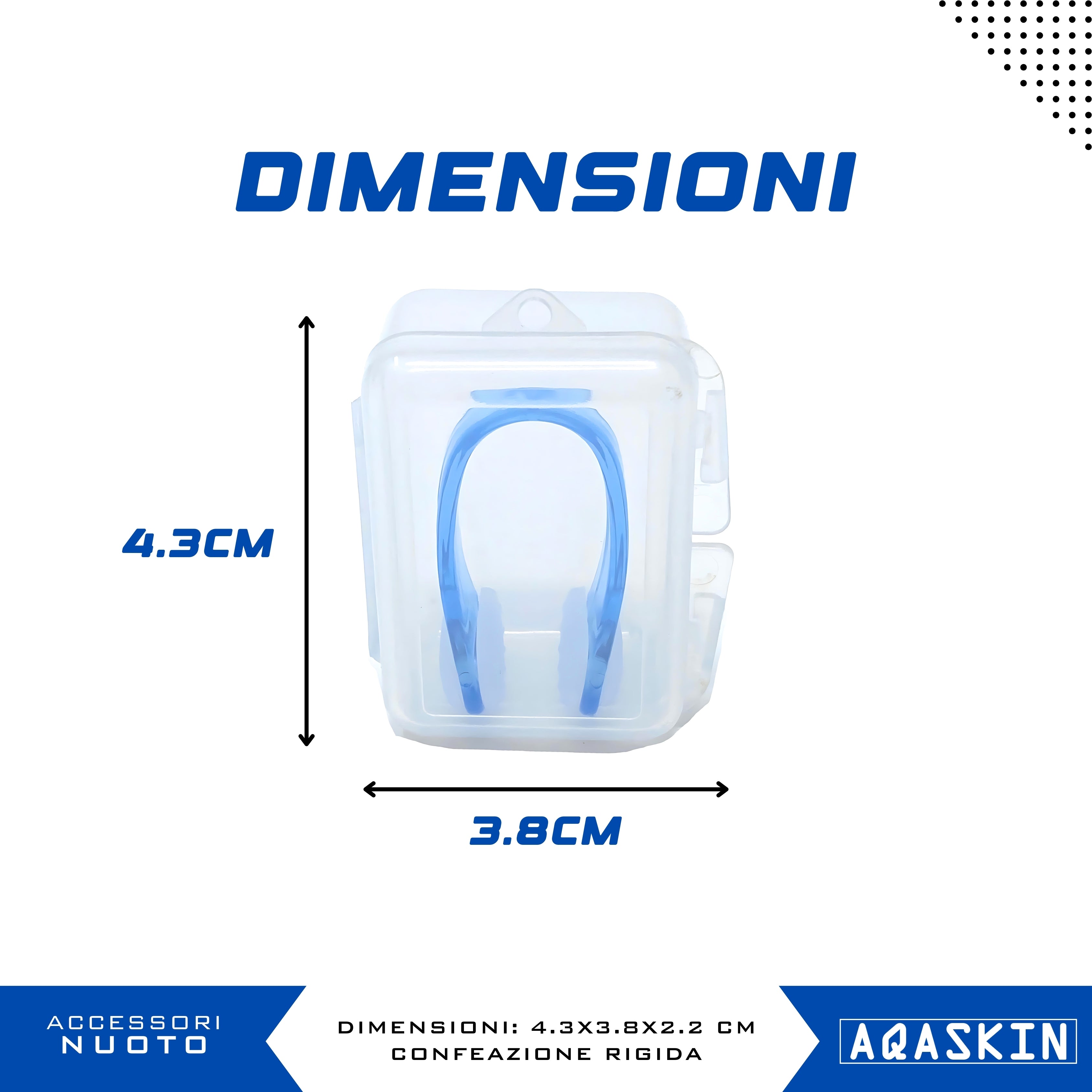 STRINGINASO NUOTO  SILICONE RIGIDO -  CONFEZIONE DA 25PZ