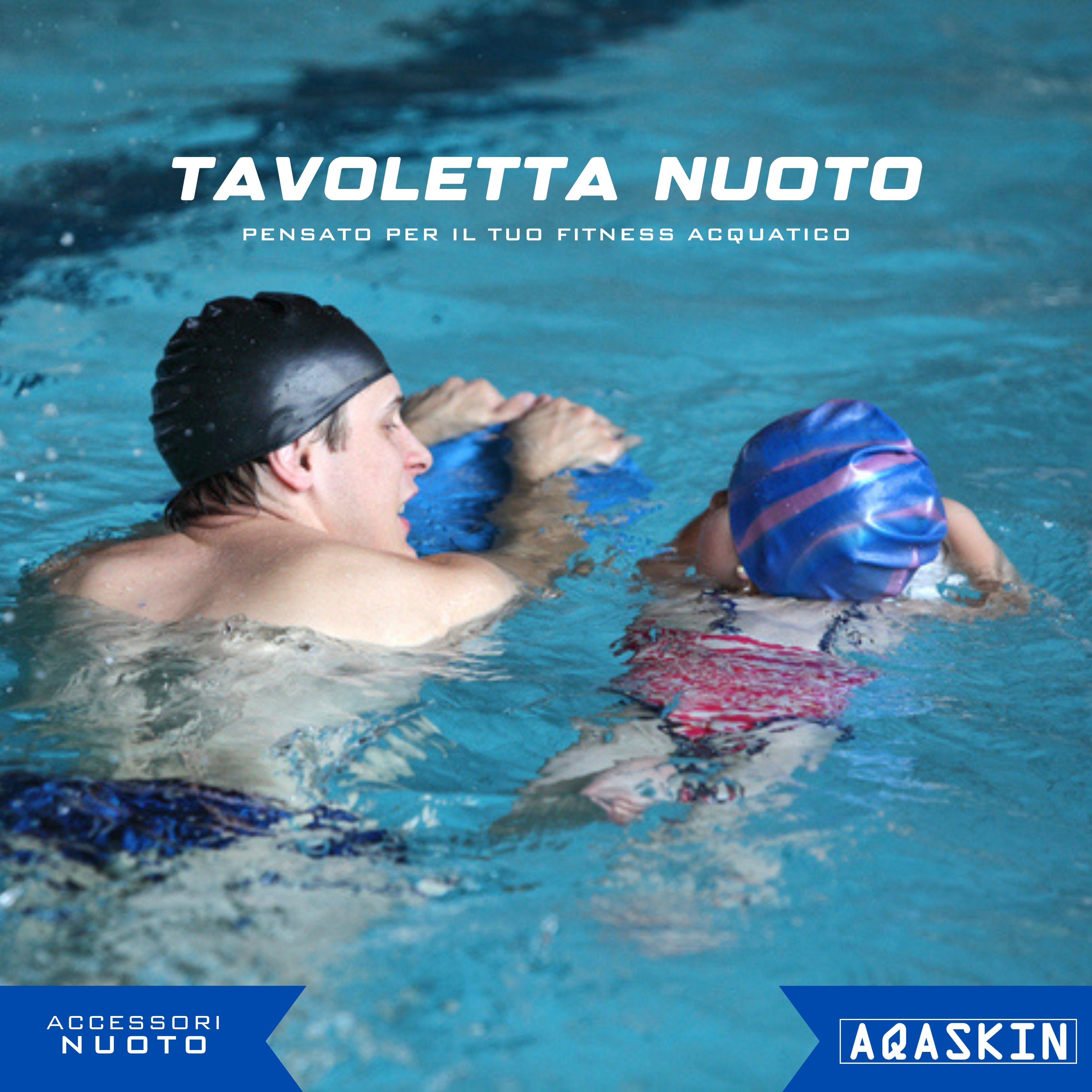TAVOLETTA NUOTO EASY AQUASKIN - CONFEZIONE DA 5 PEZZI