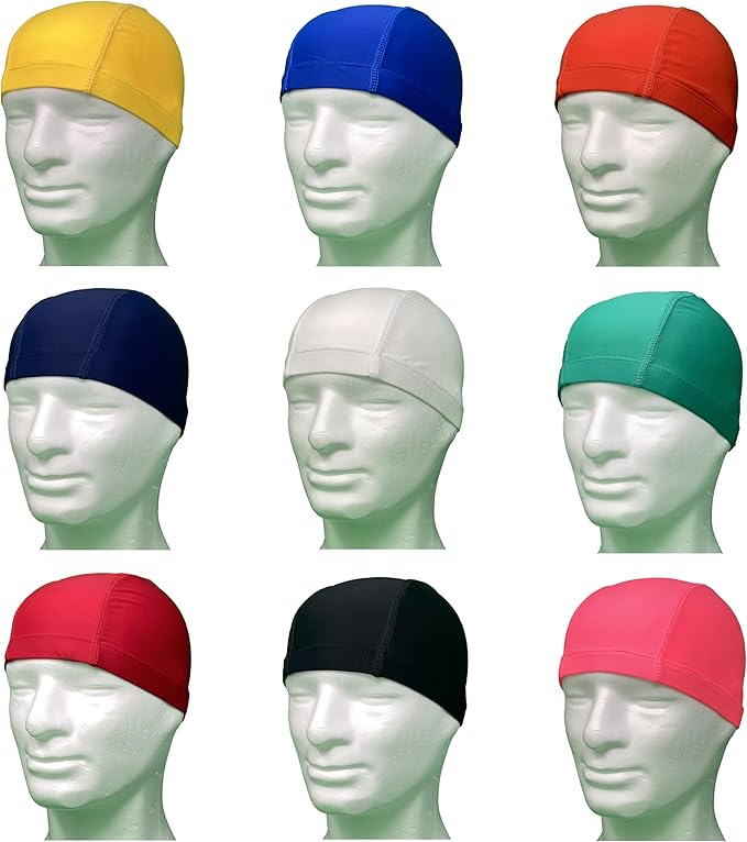 CUFFIE NUOTO LYCRA MONOCOLORE ADULTI – CONFEZIONE DA 50 PEZZI