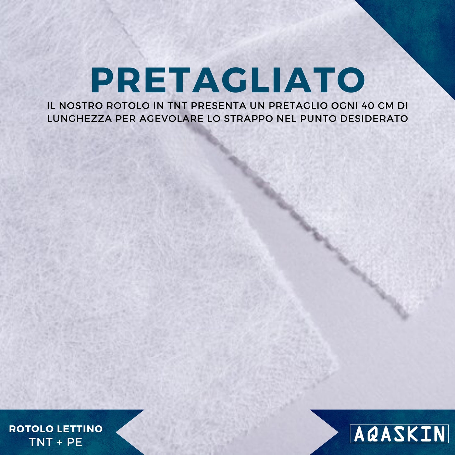 ROTOLI LETTINO ESTETICA IN TNT+PE 60cm x 60mt - BOX DA 6 PZ