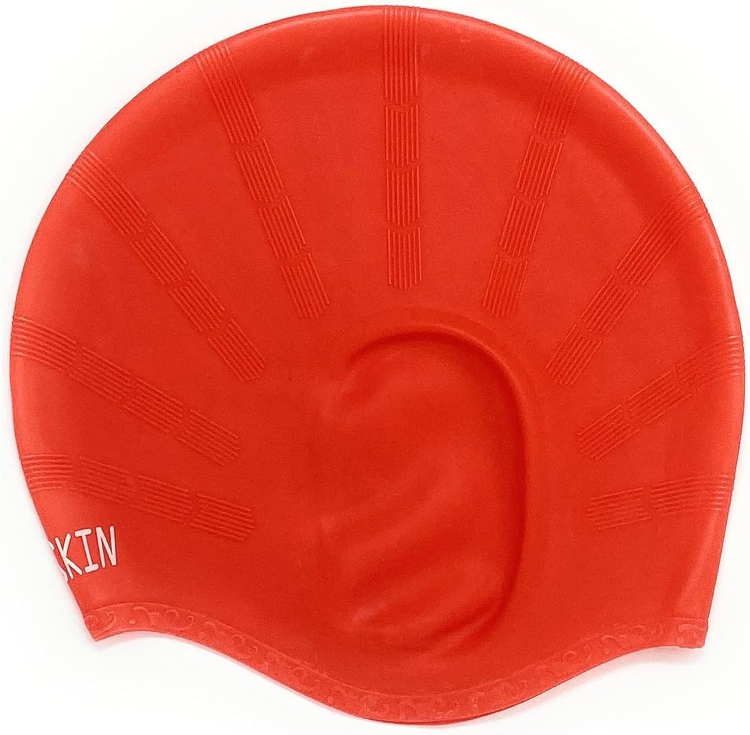 CUFFIE NUOTO SILICONE HAIR MONOCOLORE ADULTI – CONFEZIONE DA 25 PEZZI